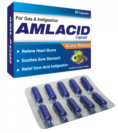 Amlacid Capsule : Herbal Antacid Chronic Gastritis and Relives Hyperacidity 1