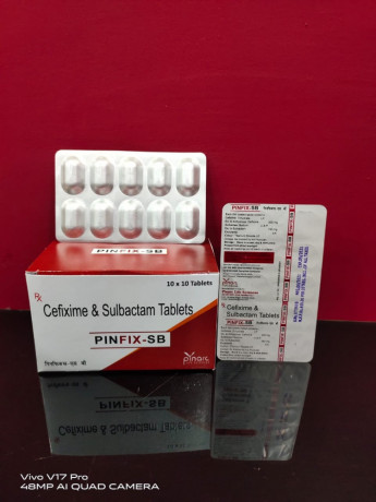 CEFIXIME 200mg + SULBACTUM 150mg Tab, Pinarc Lifesciences, Ambala