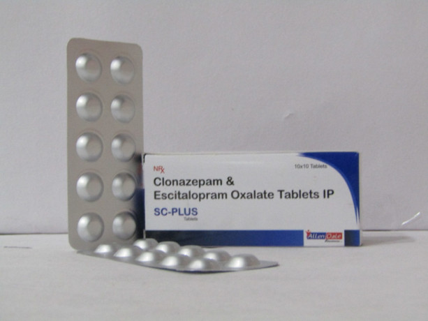 Escitalopram 10 mg clonazepam 0.5mg