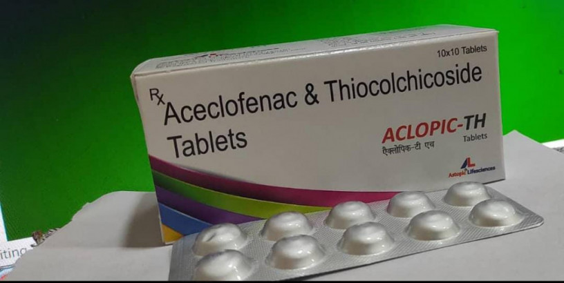 Aceclofenac and Thiocolchicoside tablets franchise 1