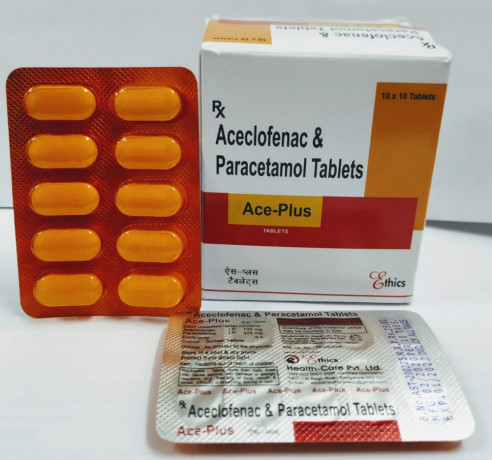 ACECLOFENAC 100MG + PARACETAMOL 325MG 1