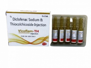 Diclofenac Sodium 37.5mg + Thiocolchicoside 2mg/ml Injection