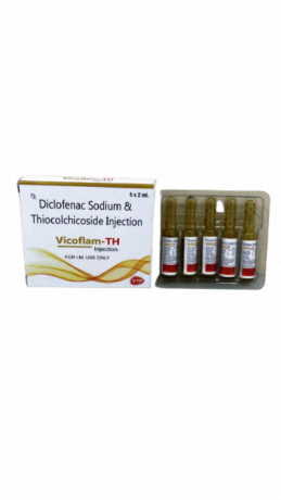 Diclofenac Sodium 37.5mg + Thiocolchicoside 2mg/ml Injection 1