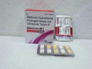 Glimepiride 1mg + Metformin 1000mg SR Tablet