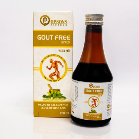 Gout Free Ayurvedic Uric Acid Control Syrup 200ML 1