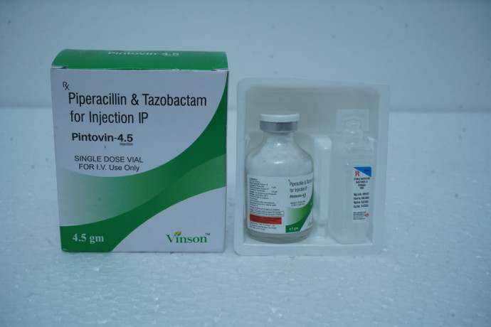 Piperacillin Sodium 4gm + Tazobactum 0.5gm Injection 1