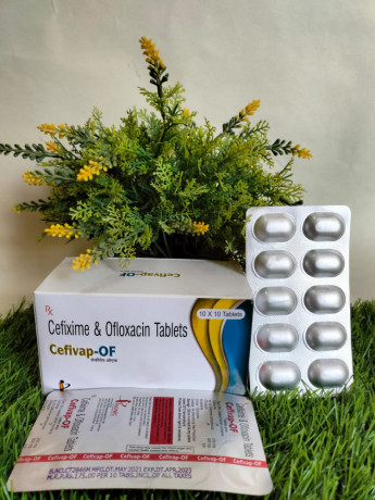 Cefixime 200 mg, Ofloxacin 200 mg 1