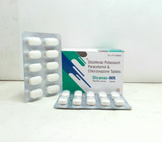 Diclofenac Sodium 50 mg+chlorzoxazone 250 mg+Paracetamol 325 mg 1