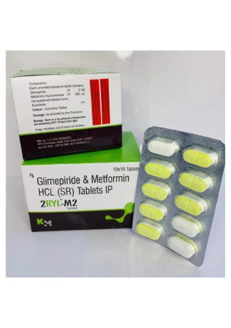 Glimepiride and metforminHCL(SR) tablets 2