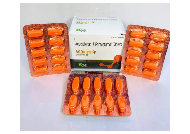 Aceclofenac paracetamol tablets 1