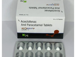 Aceclofenac paracetamol tablets