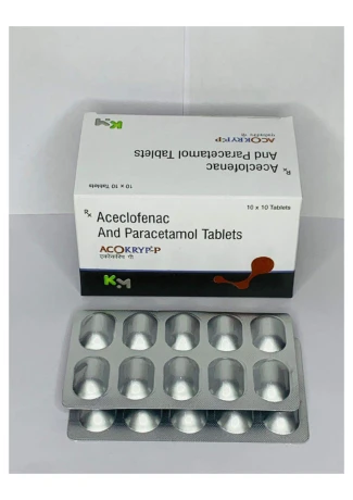 Aceclofenac paracetamol tablets 1