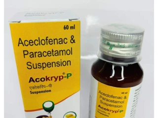 Aceclofenac paracetamol suspension