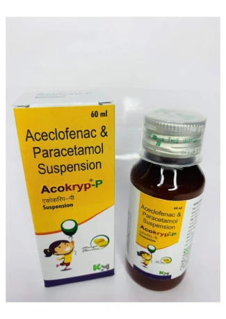 Aceclofenac paracetamol suspension 1