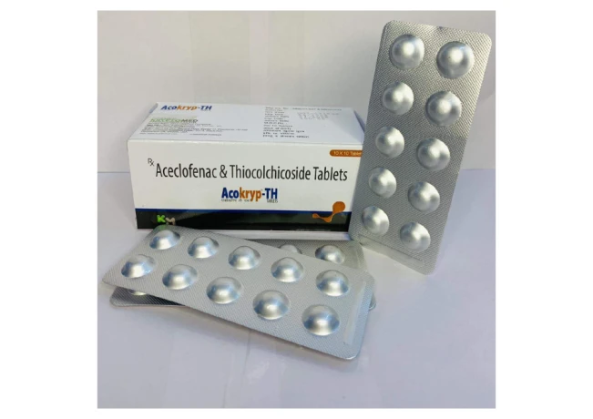 Aceclofenac+thiocolchicoside tablets 1