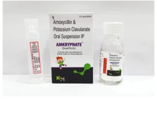 Amoxicillin and potassium clavulanate for oral suspension