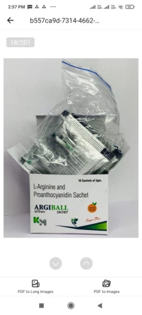 L-arginine & proanthocyanidin sachet 1