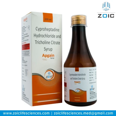 Cyproheptadine Hydrochloride and Tricholine Citrate Syrup 1