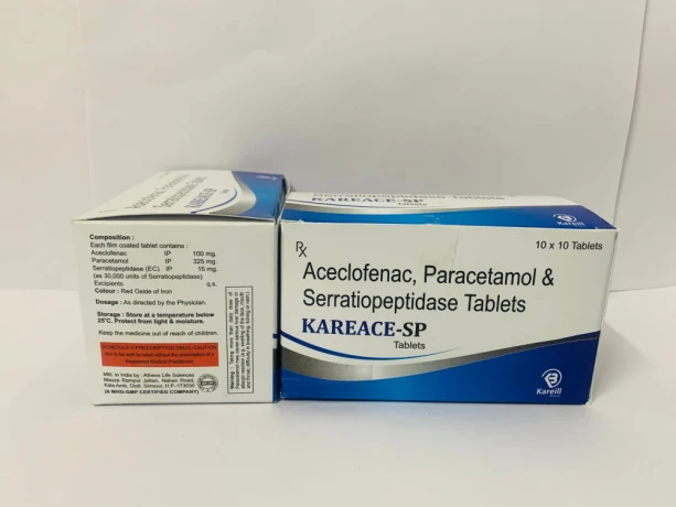 ACECLOFENAC+PARACETAMOL+SERRATIOPEPTIDASE 2