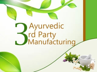 Ayurvedic Medicine Manufacturing Company