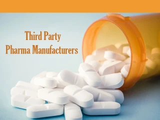 Third Party Manufacturing Pharma Company