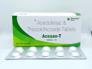 3rd party manufacturing of Aceclofenac 100mg + Thiocolchicoside 4mg