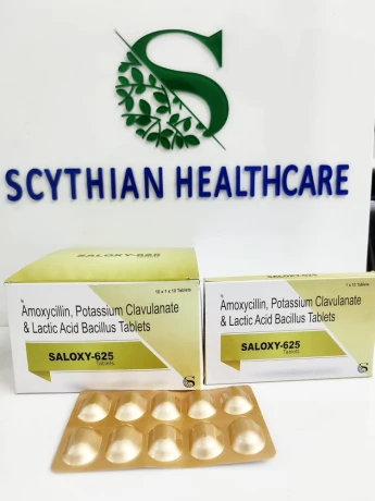 Amoxycillin trihydrate 500mg & Clavulanic acid 125mg+LB tablets 1