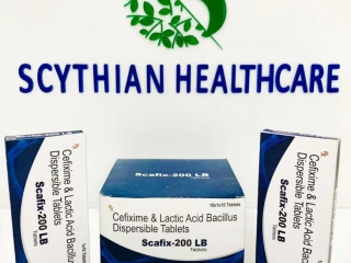 Cefixime 200mg + Lactic Acid Bacullis dispersible tablets