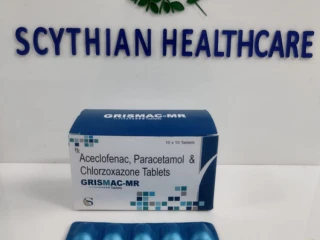 ACECLOFENAC 100MG +PARACETAMOL 325+CHLORZOXAZONE 250MG TABLET