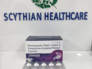 Esomeprazole Magnesium 40mg +Domperidone 30mg capsules