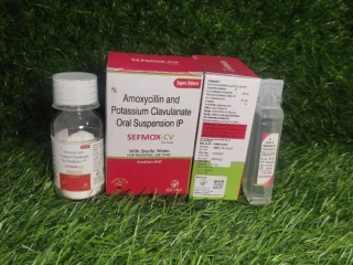 Amoxicillin and potassium clavulanate oral suspension ip