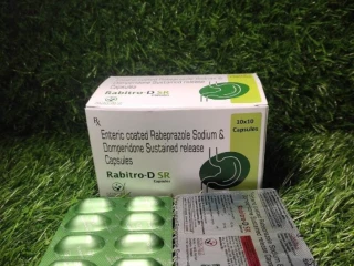 Rabeprazole sodium and domperidone sr capsules