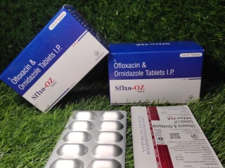 Ofloxacin and ornidazole tablets