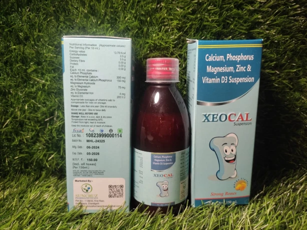 CALCIUM PHOSPHORUS MAGNESIUM ZINC & VITAMIN D3 SUSPENSION 1