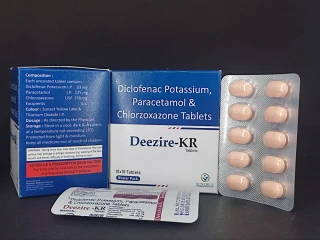 Diclofenac potassium paracetamol chlorzoxazone tablets