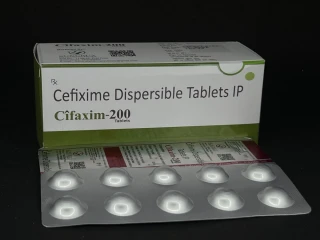 Cefixime dispersible tablet ip 200 mg