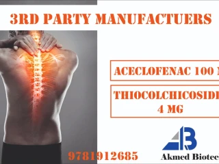 Aceclofenac + Thiocolchicoside tablet manufectures in himachal