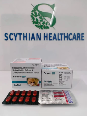 PARACETAMOL 500MG +PHENYLEPHRINE HYDROCHLORIDE 10MG + CAFFINE ( ANHYDROUS) 30MG+ CHLORPHENIRAMINE MALEATE 4MG TABLETS 1