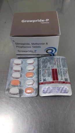 GLIMEPRIDE 2 MG + METFORMIN 500MG SR+PIOGLITAZONE 15MG (BILAYERED) TABLET 1