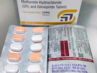 GLIMEPiRIDE 1MG + METFORMIN 500MG SR (BILAYERED) TABLET