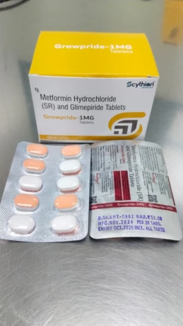 GLIMEPiRIDE 1MG + METFORMIN 500MG SR (BILAYERED) TABLET 1