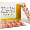 Diclo 50 mg + Para 325 MG + Serra 10 MG 1