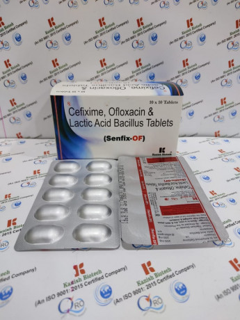 Cefixime ofloxacin with lb 1