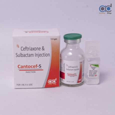 Ceftriaxone & sulbactam 1.5 gm injection franchise PAN India 1