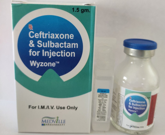 CEFTRIAXONE 1 GM+SULBACTAM 500MG INJECTION 1