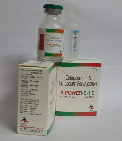 A-POWER-S-1.5 GM (CEFOPERAZONE & SULBACTAM INJECTION) 1