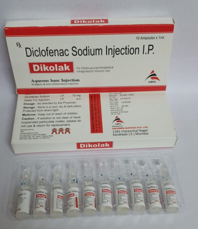 DIKOLAK- 75 ( DICLOFENAC SODIUM INJECTION) 1