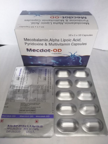 Mecobalamin ,Alpha Lipoic Acid, Pyridoxine & multivitamin Capsules 1