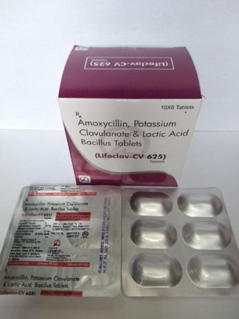 Amoxicillin and Potassium Clavulanate & Lactic Acid BacillusTablets Franchise 1