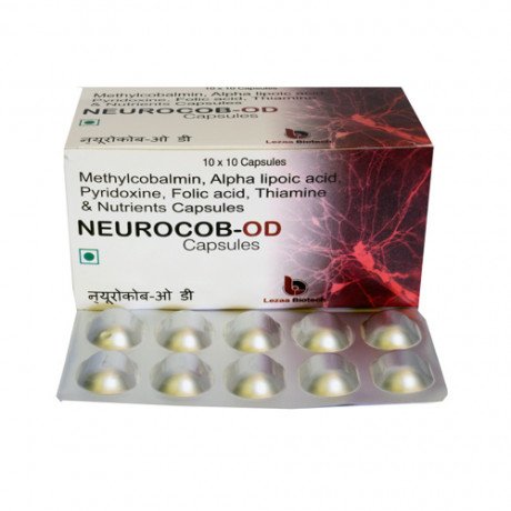 MECOBALMIN 1500MCG + ALPA LIPOIC ACID100 MG+PYRIDOXINE 3MG+ FOLIC ACID1.5MG+ THIAMINE 10MG+NUTRIENT CAP. 1